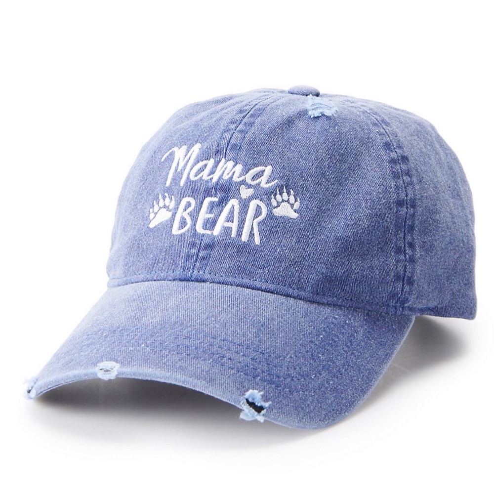 💝FreeGift💝 Denim cap hats. Mama bear . Perfect for the mommy to be